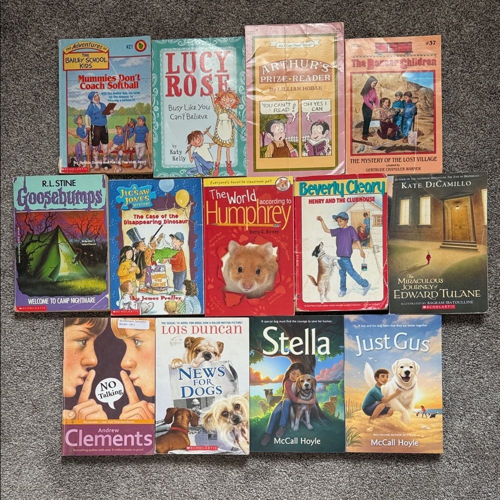 Children's Books (13) - scholastic, Beverly Cleary, Boxcar Children, goosebumps